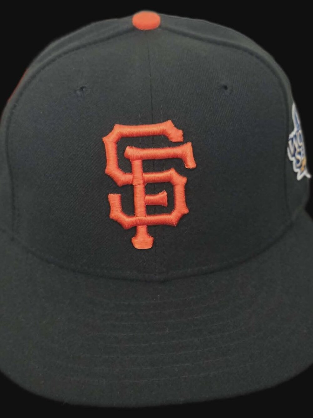 San Francisco Giants New Era 59FIFTY Fitted Cap Black 2010 World Series Size 7